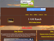 Tablet Screenshot of iamranch.com